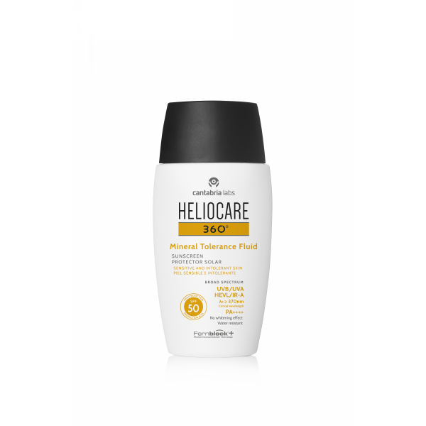 Heliocare 360 Mineral Tolerance Fluid  Spf 50 Sunblock 50 Ml